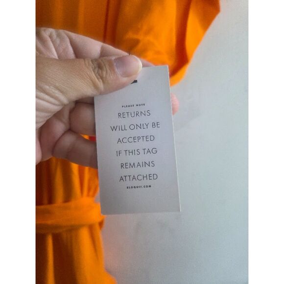 Eloquii Orange Wrap Jumpsuit - Picture 10 of 12